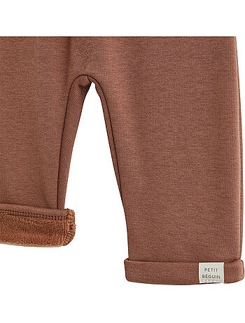 Lot de 2 sarouels bébé en molleton ultra chaud