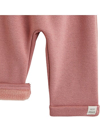 Lot de 2 sarouels bébé en molleton ultra chaud