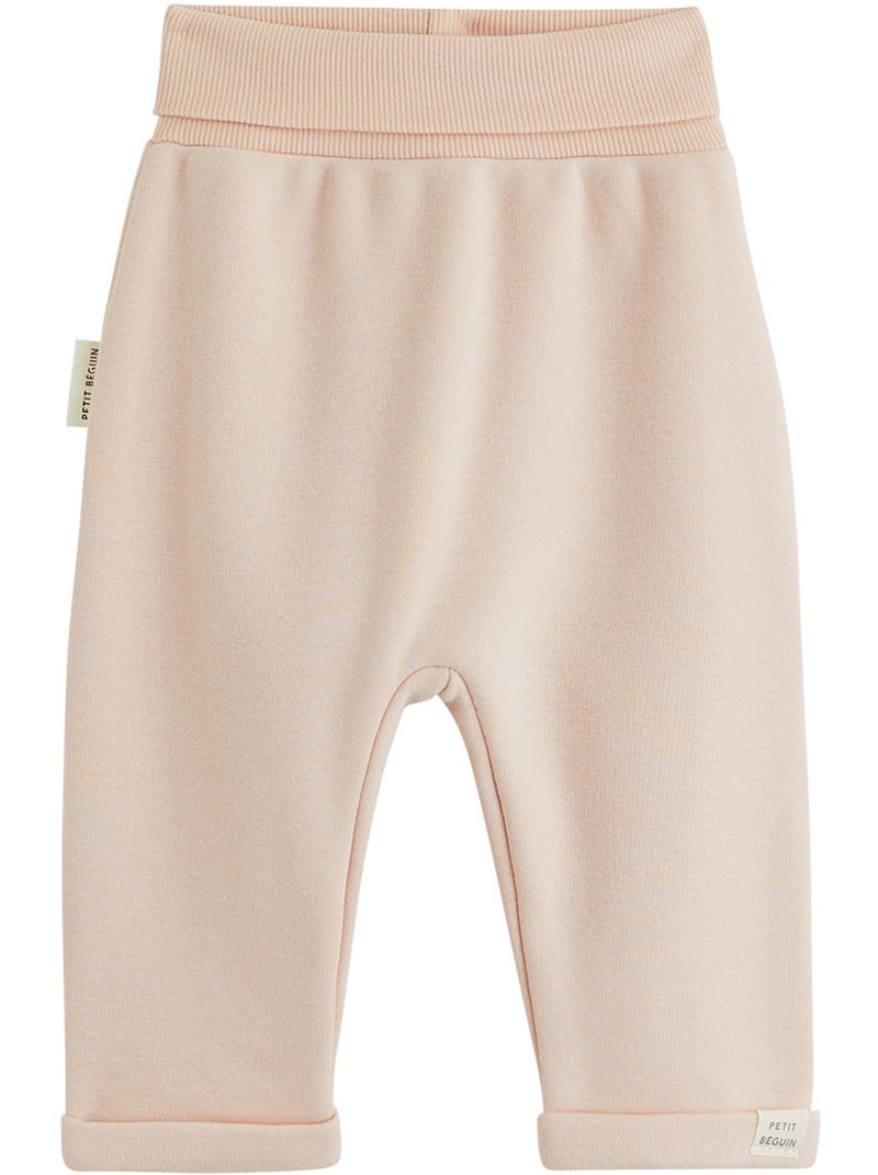 Lot de 2 sarouels bébé en molleton ultra chaud Rose - Kiabi