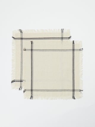Lot de 2 serviettes - Kiabi Home