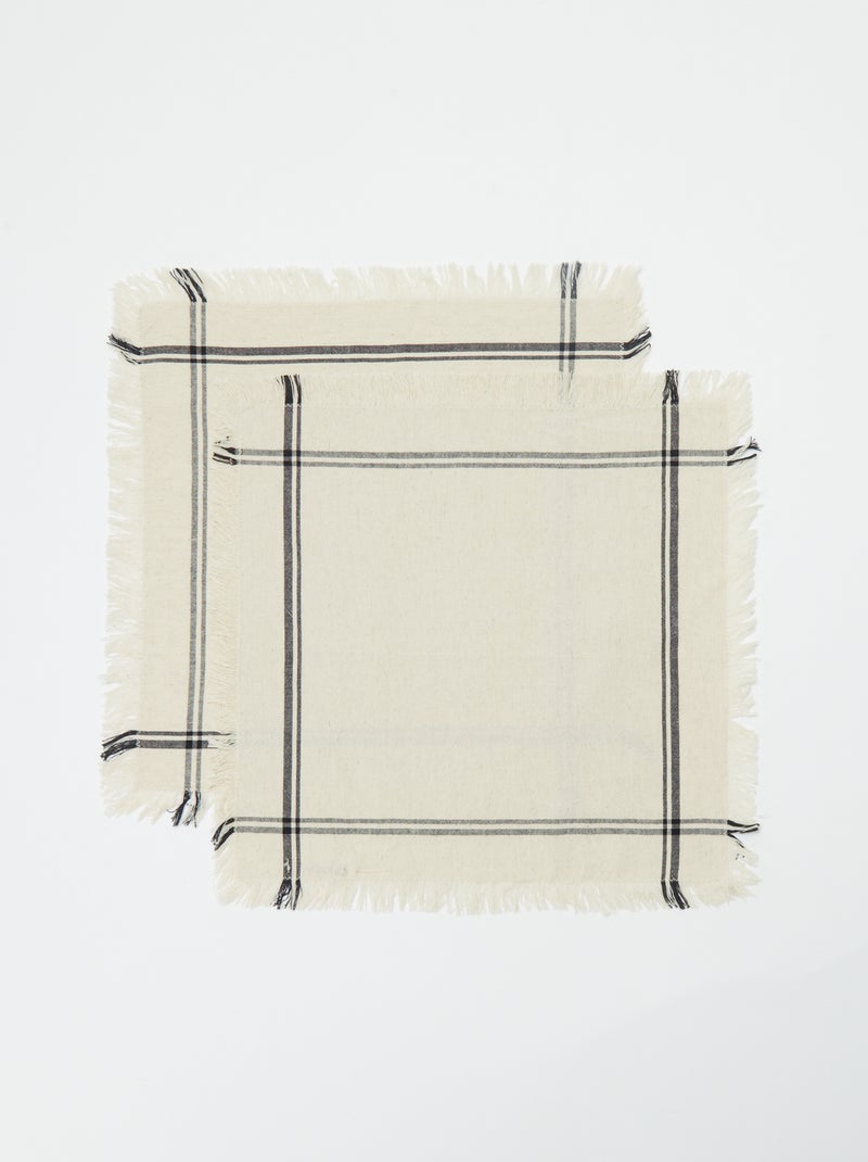 Lot de 2 serviettes - Kiabi Home BEIGE - Kiabi