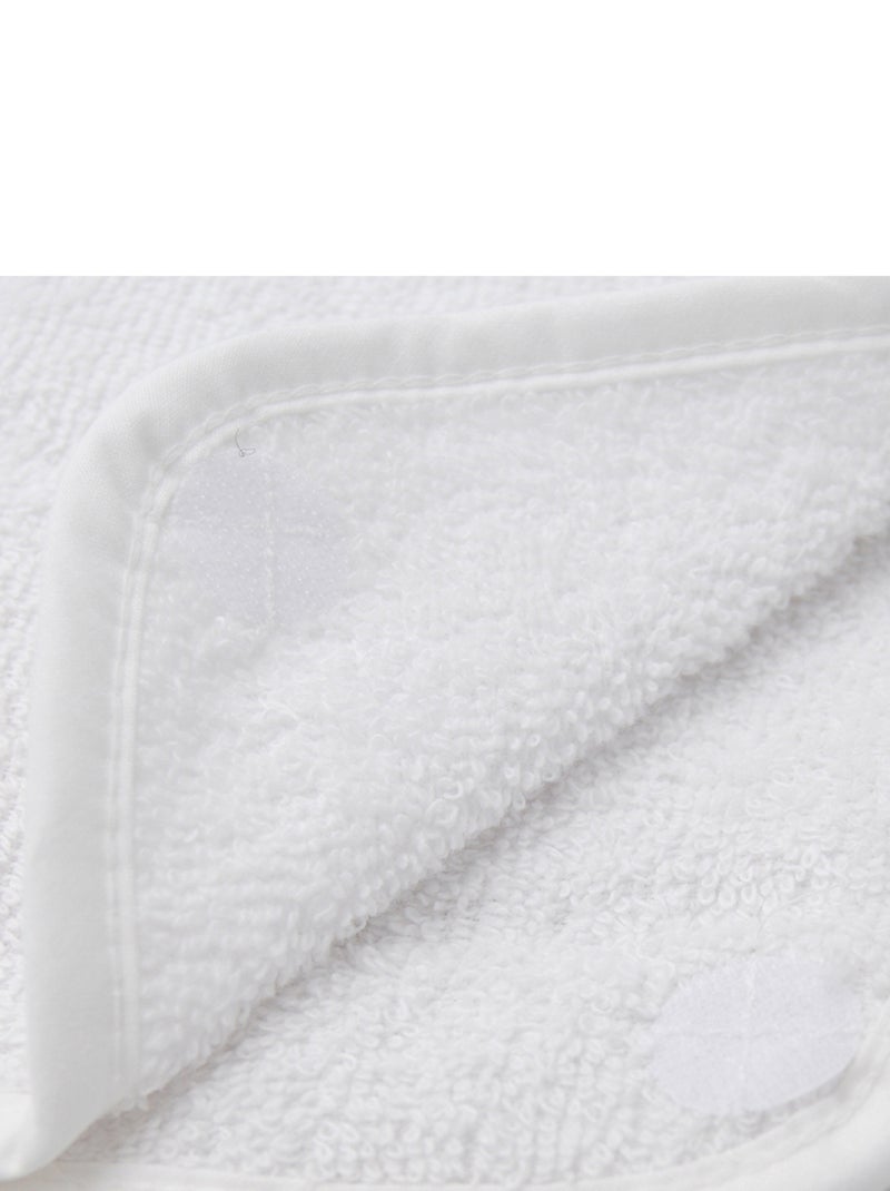 Lot de 2 serviettes à scratch pour matelas à langer Luxe Blanc - Babycalin Blanc Blanc - Kiabi