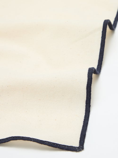 Lot de 2 serviettes de table 40 x 40 cm - Kiabi Home - Kiabi Lot de 2 serviettes de table 40 x 40 cm - Kiabi Home - Kiabi