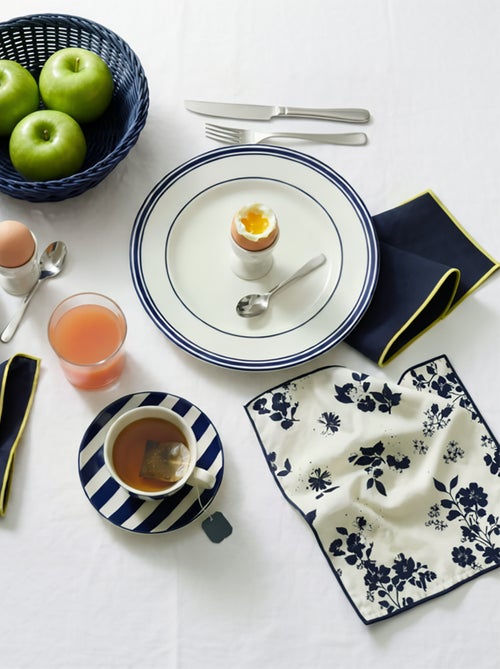 Lot de 2 serviettes de table 40 x 40 cm - Kiabi Home - Kiabi Lot de 2 serviettes de table 40 x 40 cm - Kiabi Home - Kiabi