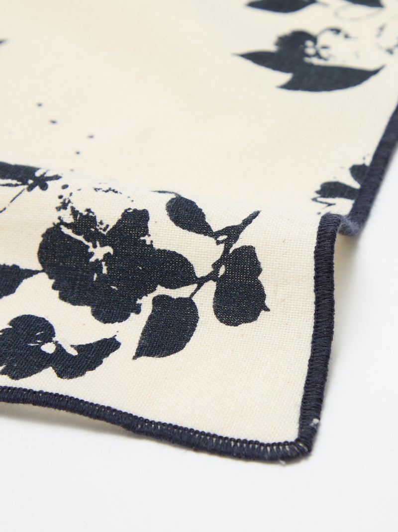 Lot de 2 serviettes de table 40 x 40 cm - Kiabi Home Bleu - Kiabi
