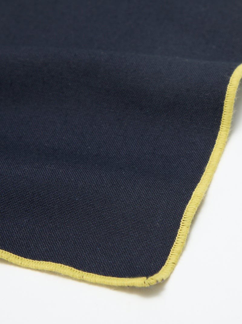 Lot de 2 serviettes de table (40x40 cm) - Kiabi Home Bleu - Kiabi