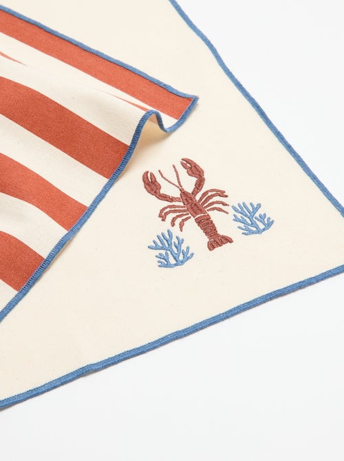 Lot de 2 serviettes de table - Kiabi Lot de 2 serviettes de table - Kiabi