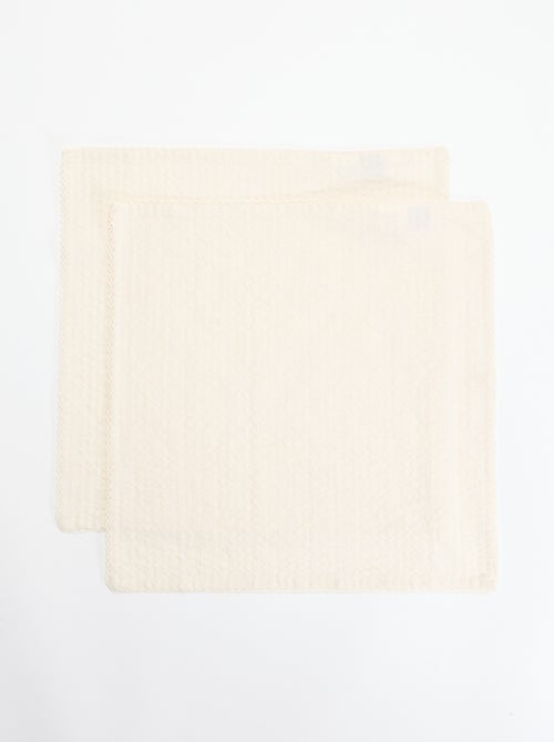Lot de 2 serviettes de table - Kiabi