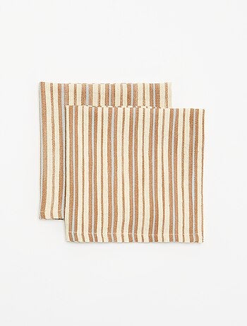 Lot de 2 serviettes de table