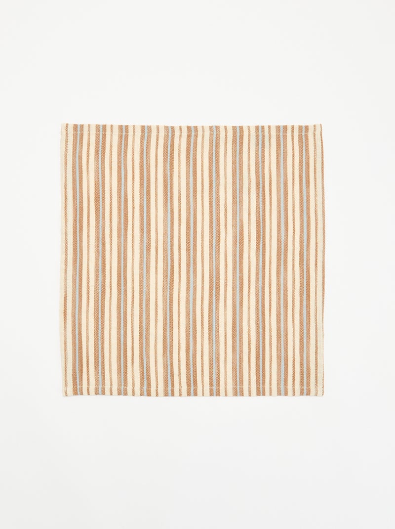 Lot de 2 serviettes de table Blanc - Kiabi