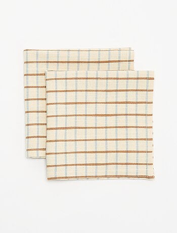Lot de 2 serviettes de table