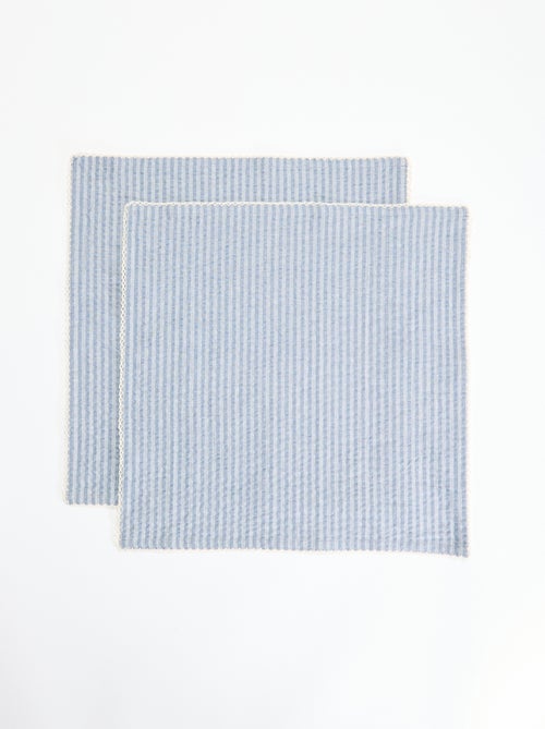 Lot de 2 serviettes de table - Kiabi
