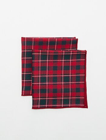 Lot de 2 serviettes de table imprimées - KIABI Home