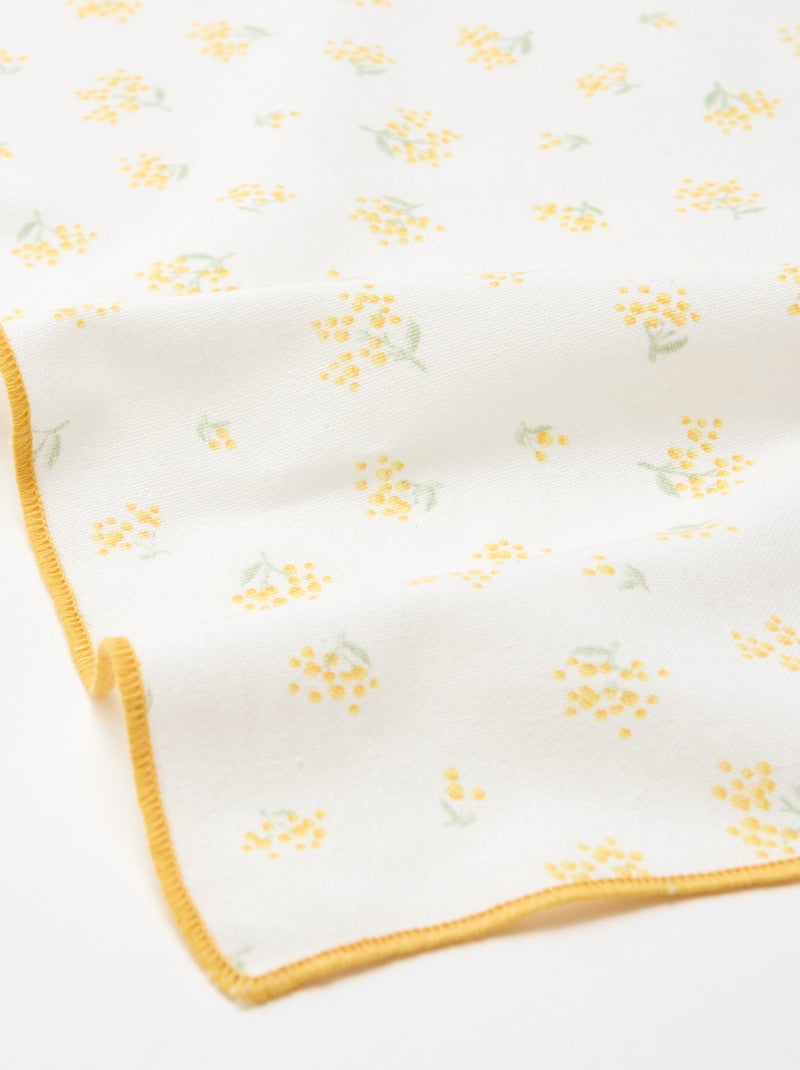 Lot de 2 serviettes de table Jaune - Kiabi