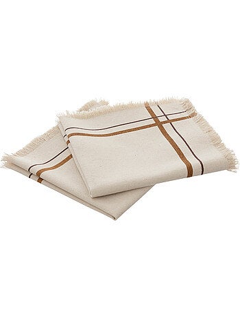Lot de 2 serviettes de table RAY