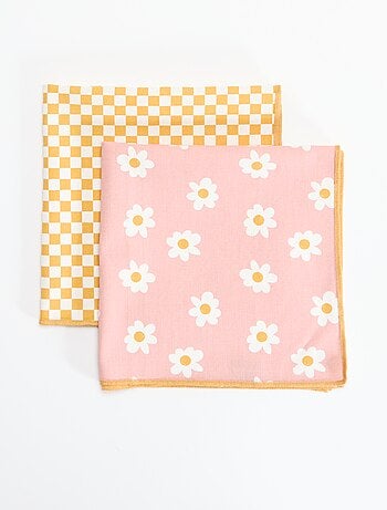 Lot de 2 serviettes de table