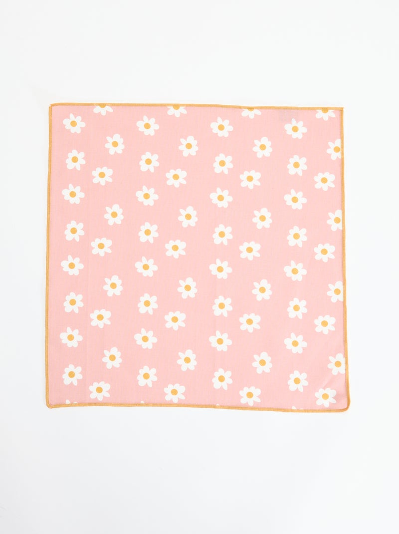 Lot de 2 serviettes de table Rose - Kiabi
