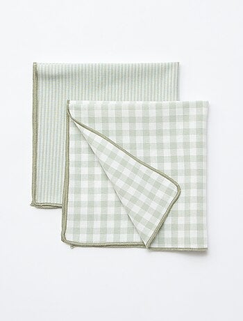 Lot de 2 serviettes de table