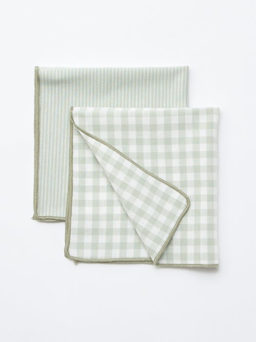 Lot de 2 serviettes de table - Kiabi