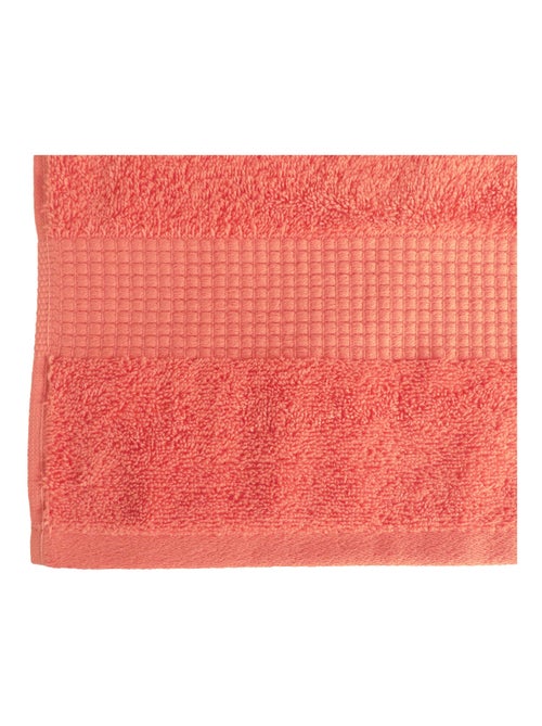 Lot de 2 Serviettes de Toilette 50 x 90 cm - 100% Coton - 450 gr/m2 - Kiabi