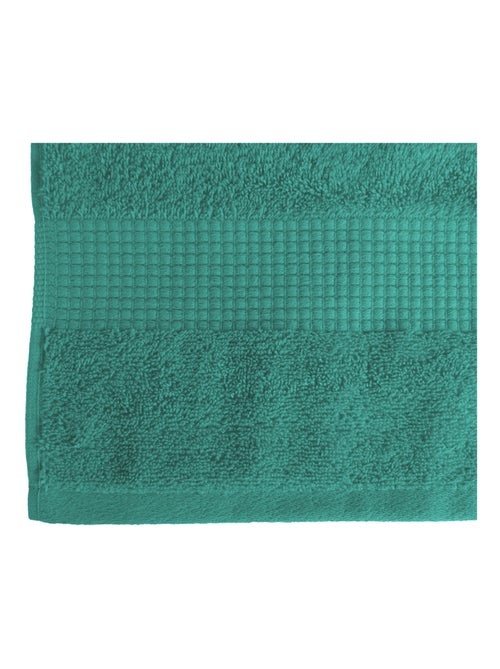 Lot de 2 Serviettes de Toilette 50 x 90 cm - 100% Coton - 450 gr/m2 - Kiabi
