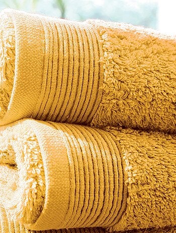 Lot de 2 serviettes invité en éponge