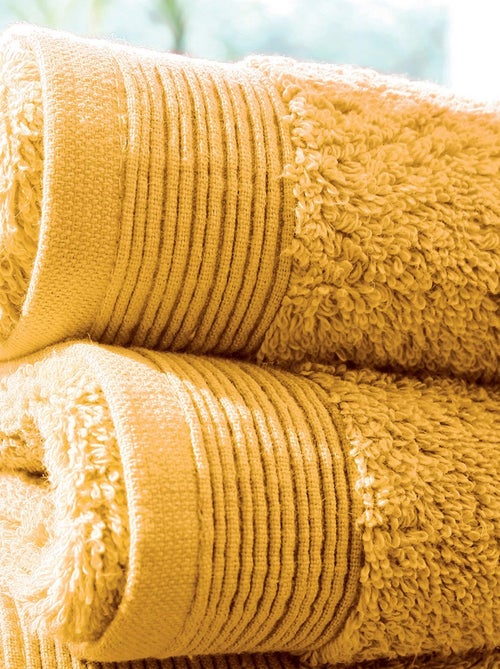 Lot de 2 serviettes invité en éponge - Kiabi