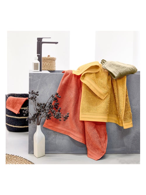 Lot de 2 serviettes invité en éponge - Kiabi