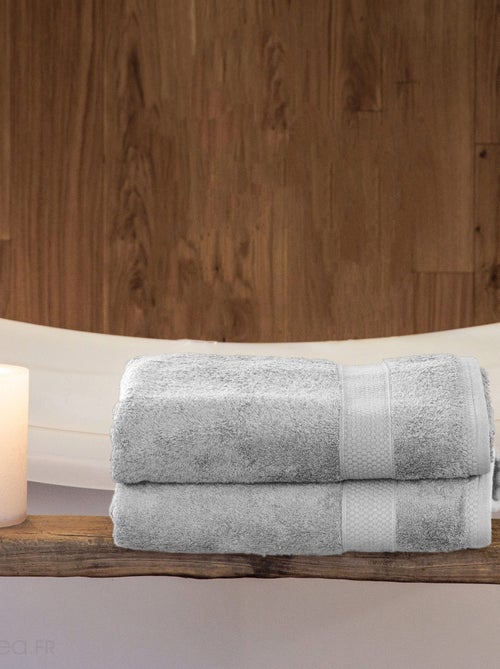 Lot de 2 serviettes invités NAÏA - Kiabi