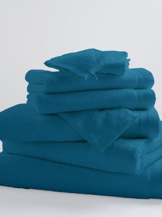 Lot de 2 Serviettes Invités Unies et Colorées