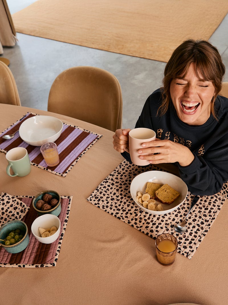 Lot de 2 sets de table 30 x 45 cm - Kiabi Home Rouge - Kiabi