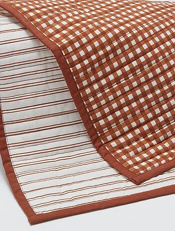 Lot de 2 sets de table 32 x 40 cm double imprimé - Kiabi Home