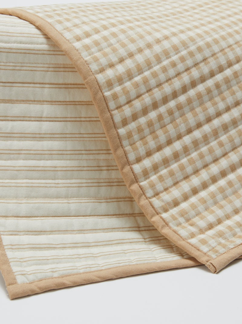 Lot de 2 sets de table (32x40 cm) double imprimé - Kiabi Home Beige - Kiabi