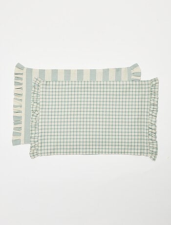 Lot de 2 sets de table (32x45 cm) à volants