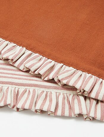 Lot de 2 sets de table (32x45 cm) à volants