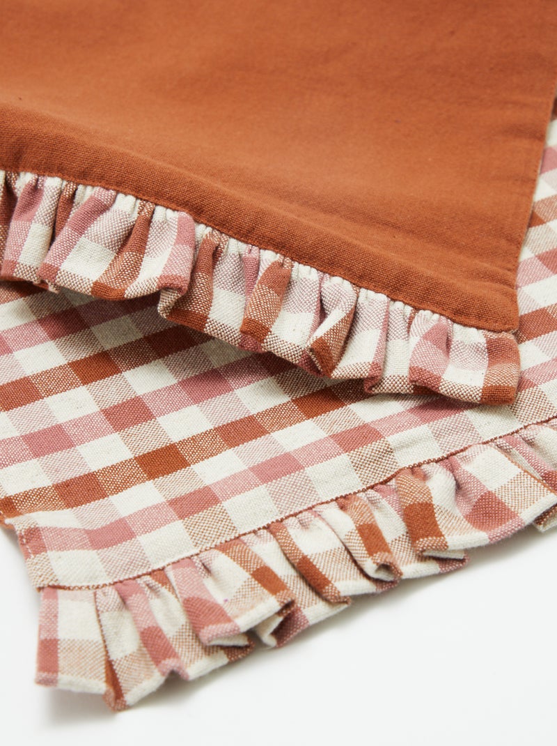 Lot de 2 sets de table (32x45 cm) à volants ROSE - Kiabi