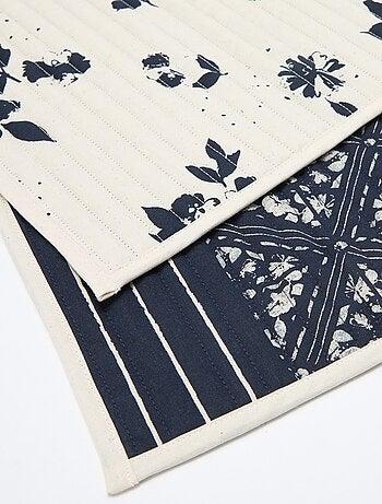 Lot de 2 sets de table à imprimé - Kiabi Home