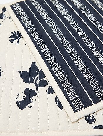 Lot de 2 sets de table à imprimé - Kiabi Home