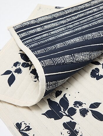 Lot de 2 sets de table à imprimé - Kiabi Home