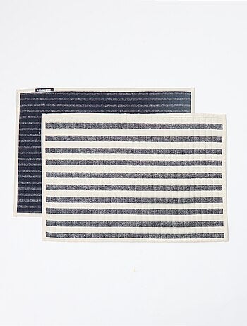 Lot de 2 sets de table à imprimé - Kiabi Home