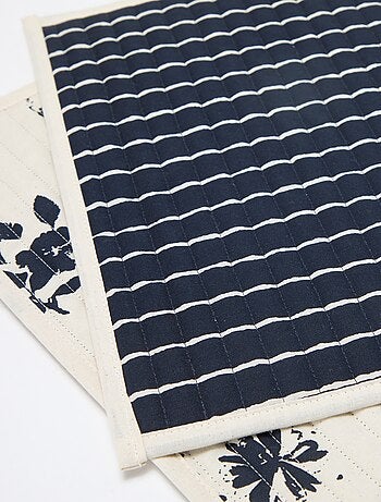 Lot de 2 sets de table à imprimé - Kiabi Home