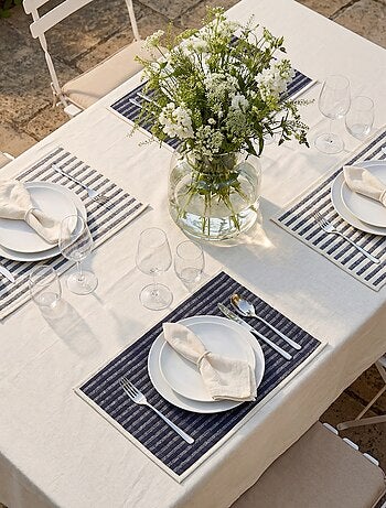 Lot de 2 sets de table à imprimé 32 x 45 cm - Kiabi Home