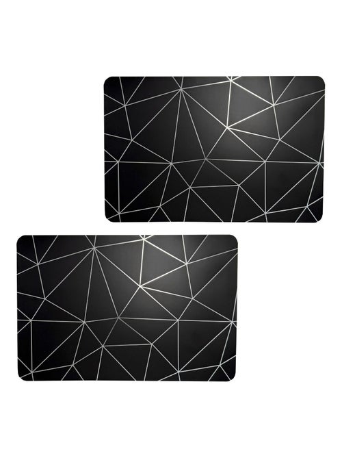 Lot de 2 sets de table avec encre métallique COPPER - Kiabi