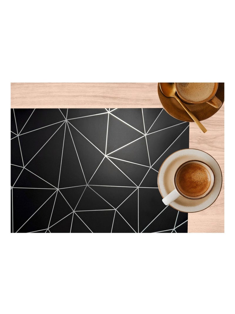 Lot de 2 sets de table avec encre métallique COPPER Argent - Kiabi
