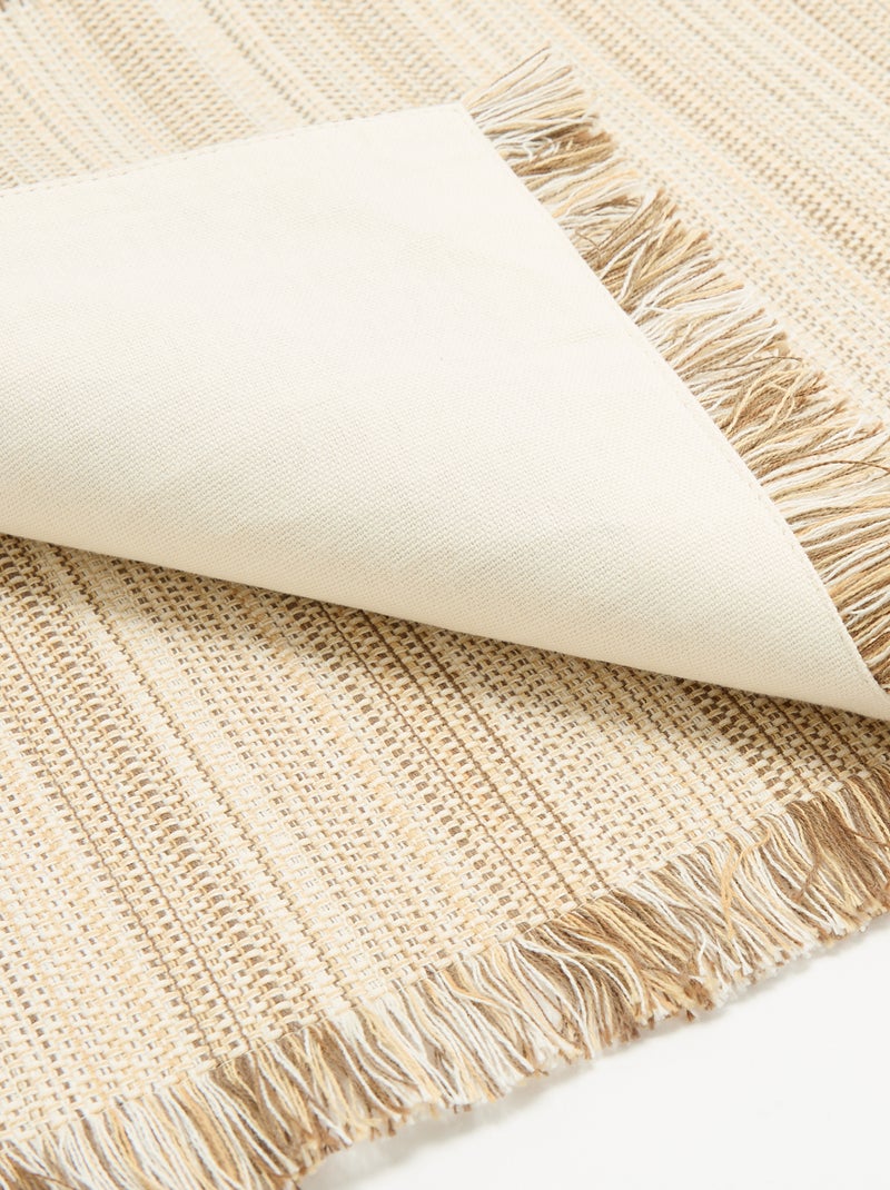 Lot de 2 sets de table Beige - Kiabi