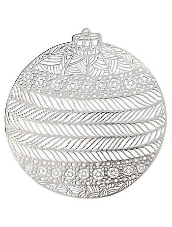 Lot de 2 sets de table boule de Noël