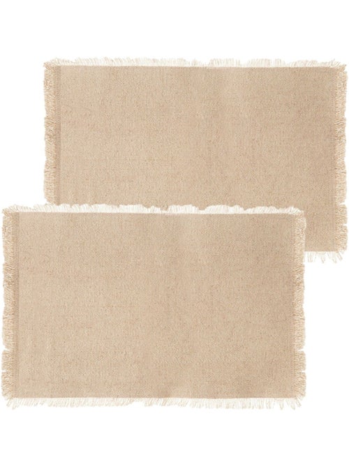 Lot de 2 sets de table en coton MAHA - Kiabi