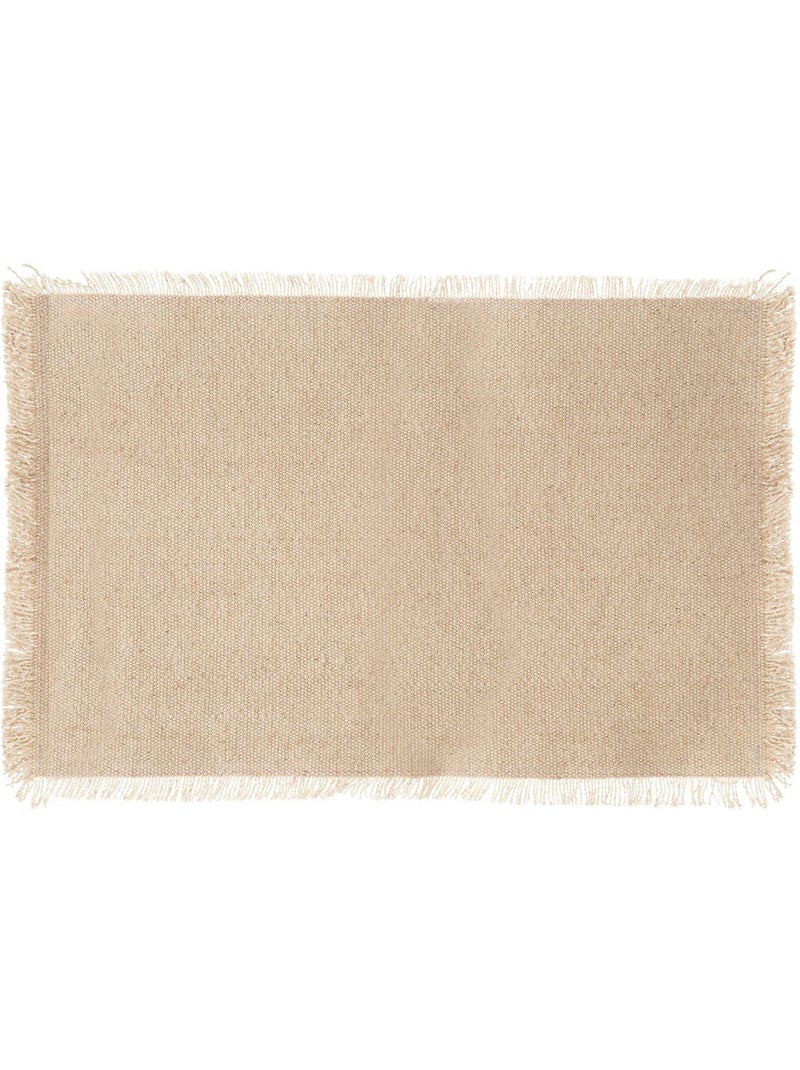 Lot de 2 sets de table en coton MAHA Beige - Kiabi