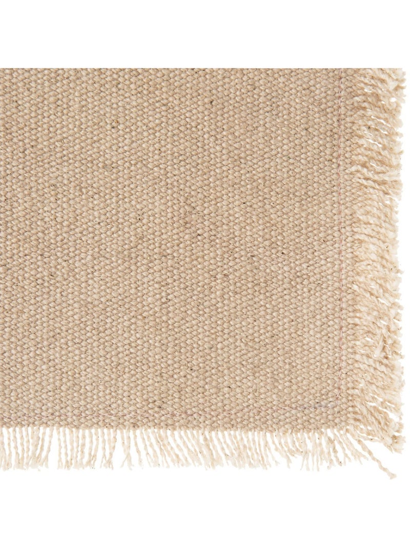 Lot de 2 sets de table en coton MAHA Beige - Kiabi