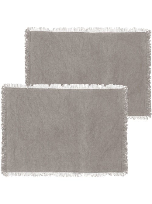 Lot de 2 sets de table en coton MAHA - Kiabi